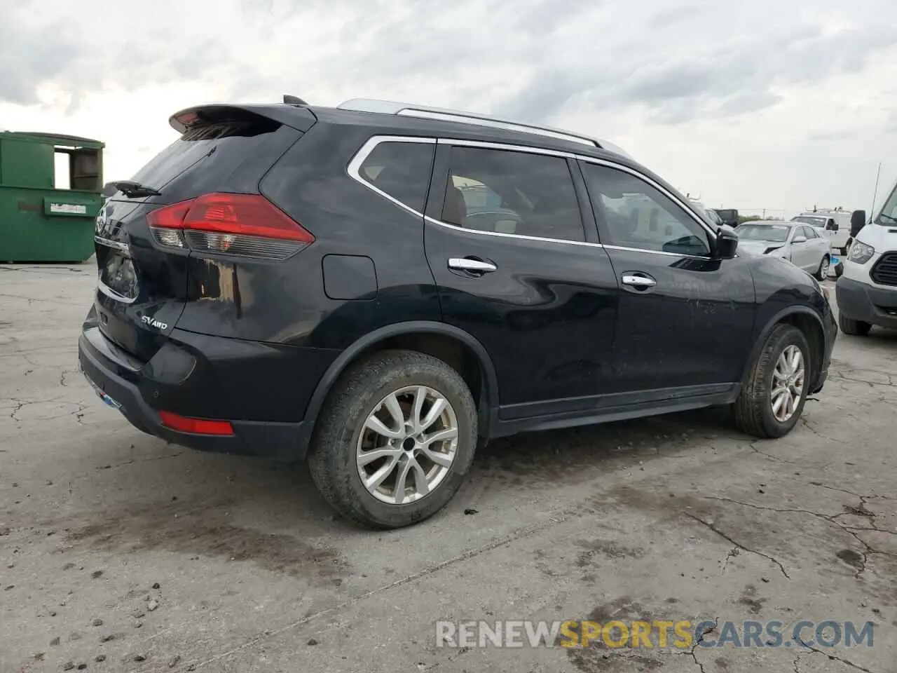 3 Photograph of a damaged car KNMAT2MV0KP516141 NISSAN ROGUE 2019