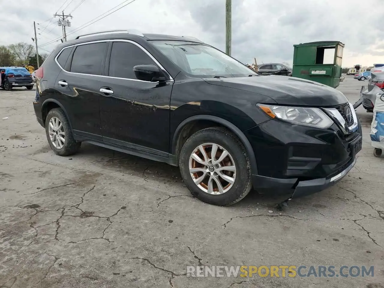 4 Photograph of a damaged car KNMAT2MV0KP516141 NISSAN ROGUE 2019