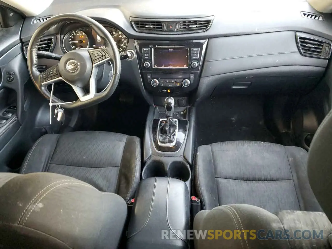 8 Photograph of a damaged car KNMAT2MV0KP524742 NISSAN ROGUE 2019