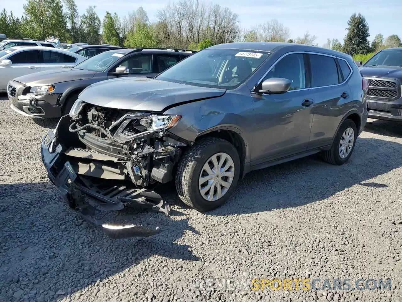1 Photograph of a damaged car KNMAT2MV0KP529990 NISSAN ROGUE 2019