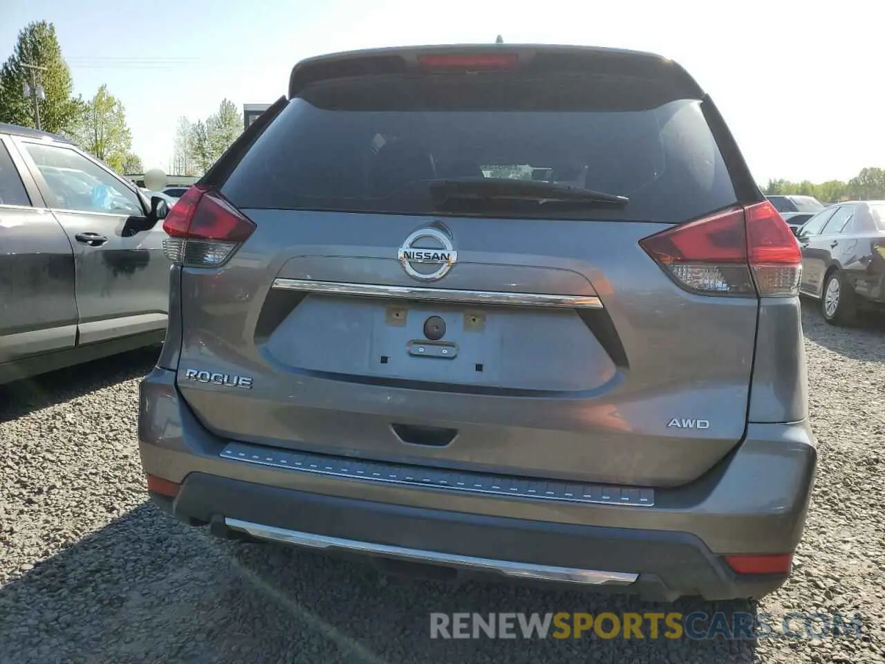 6 Photograph of a damaged car KNMAT2MV0KP529990 NISSAN ROGUE 2019