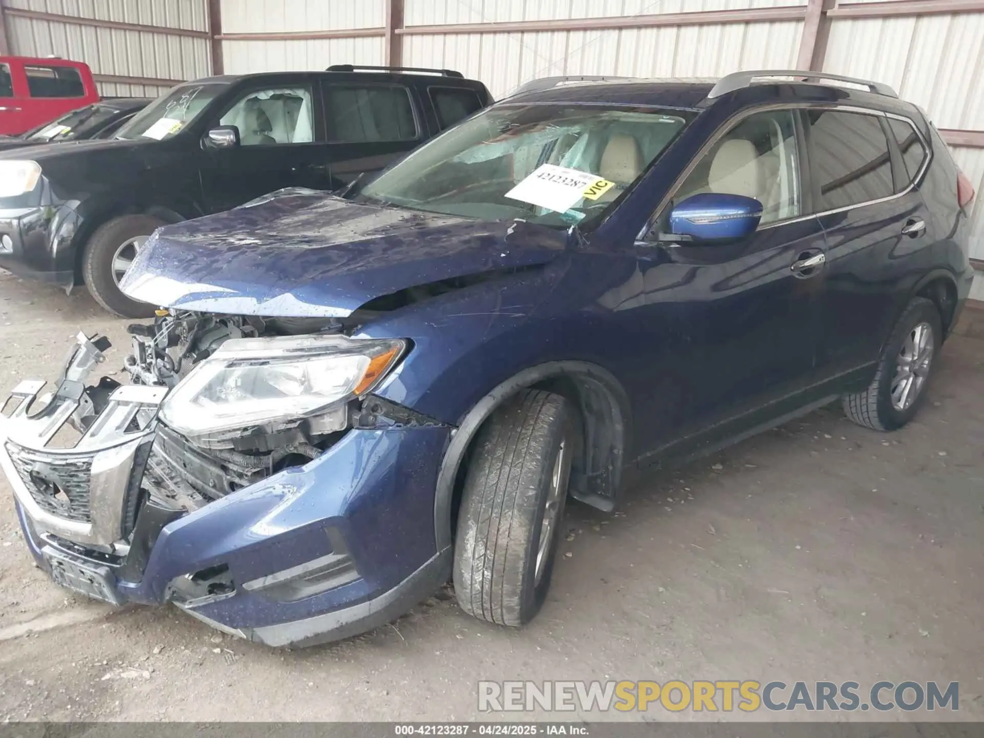 2 Photograph of a damaged car KNMAT2MV0KP536910 NISSAN ROGUE 2019