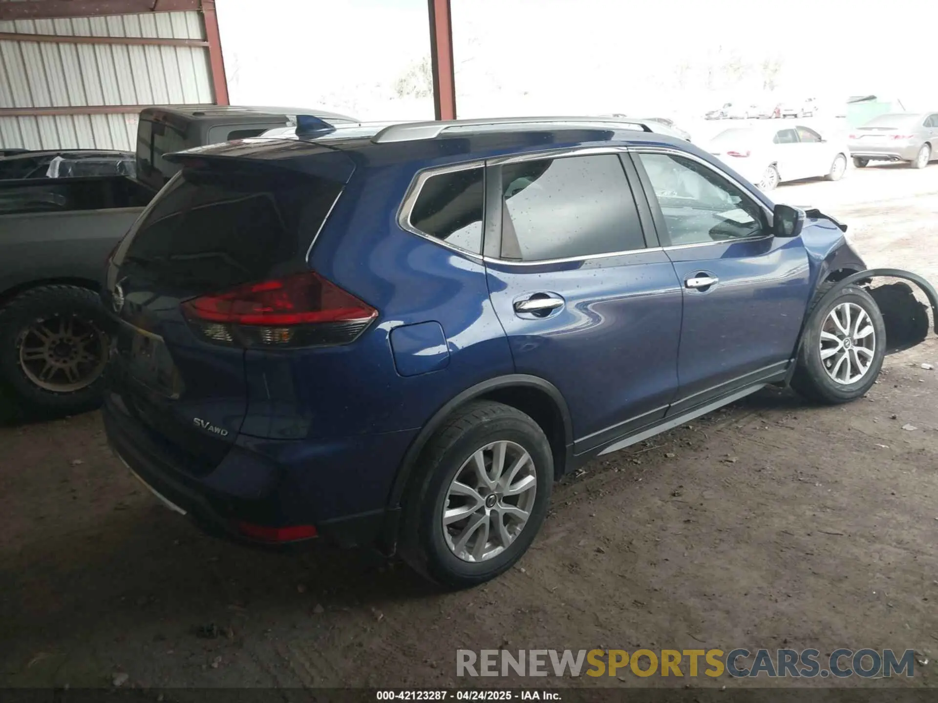 4 Photograph of a damaged car KNMAT2MV0KP536910 NISSAN ROGUE 2019