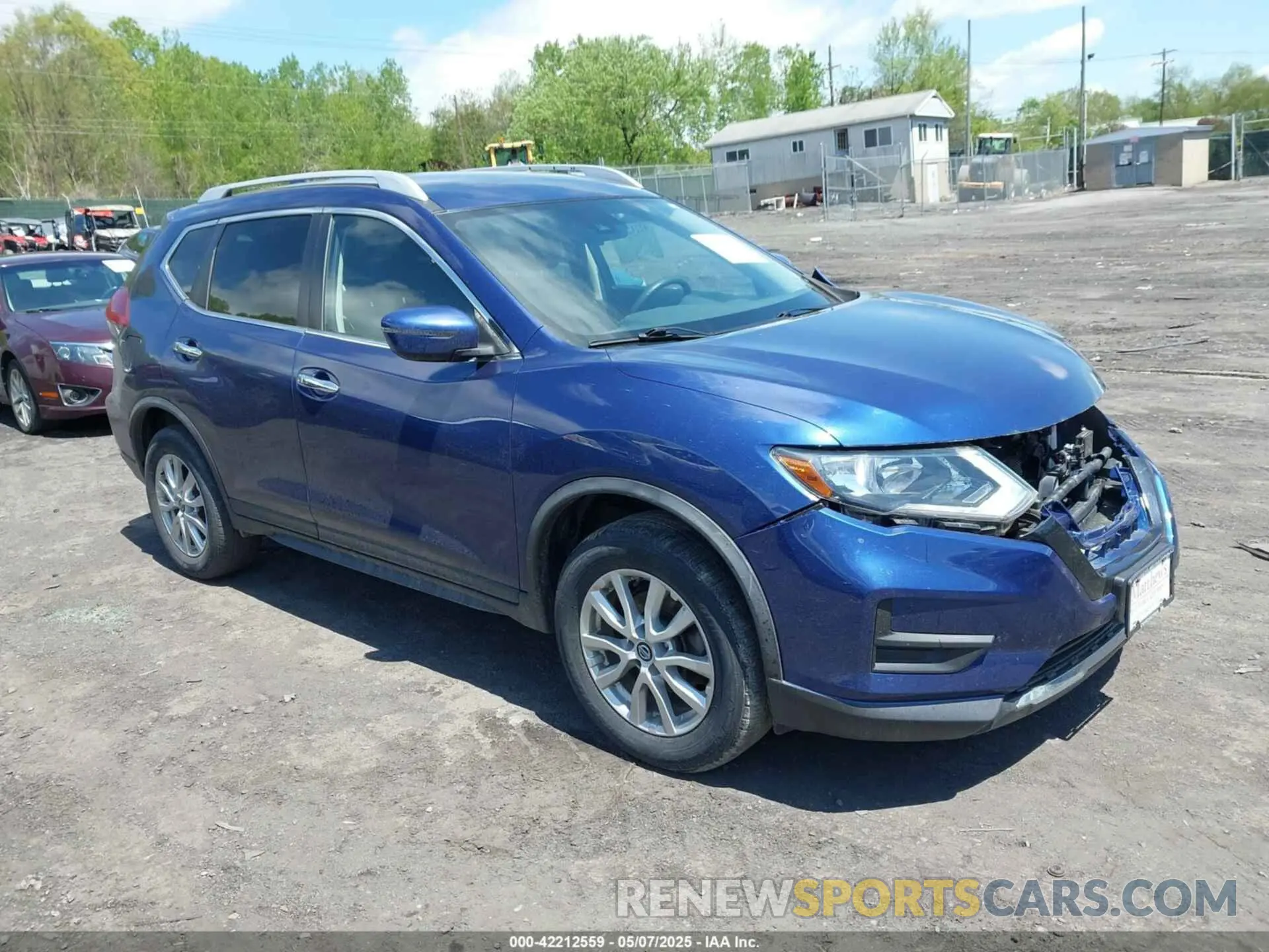 1 Photograph of a damaged car KNMAT2MV0KP539273 NISSAN ROGUE 2019