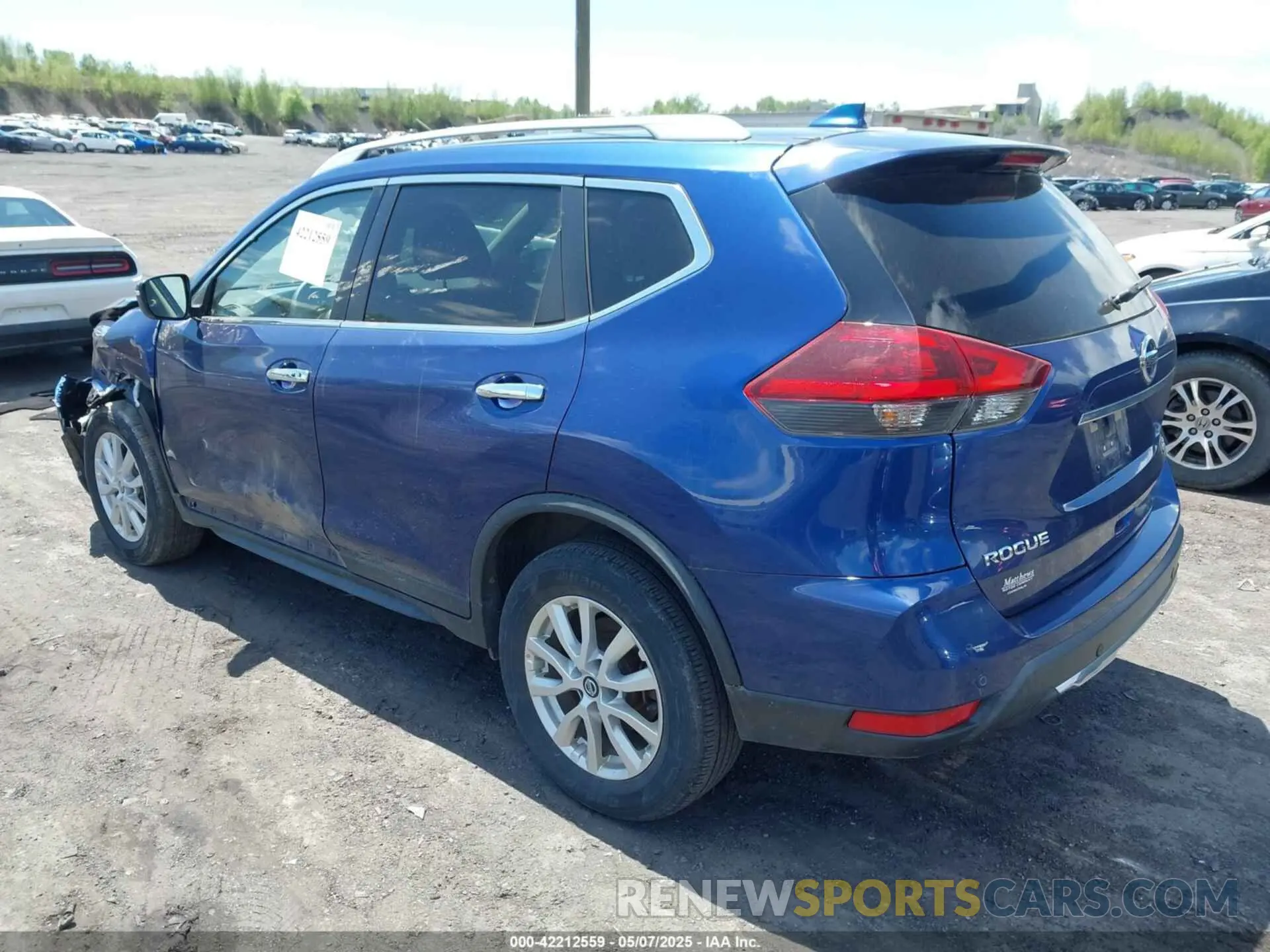 3 Photograph of a damaged car KNMAT2MV0KP539273 NISSAN ROGUE 2019