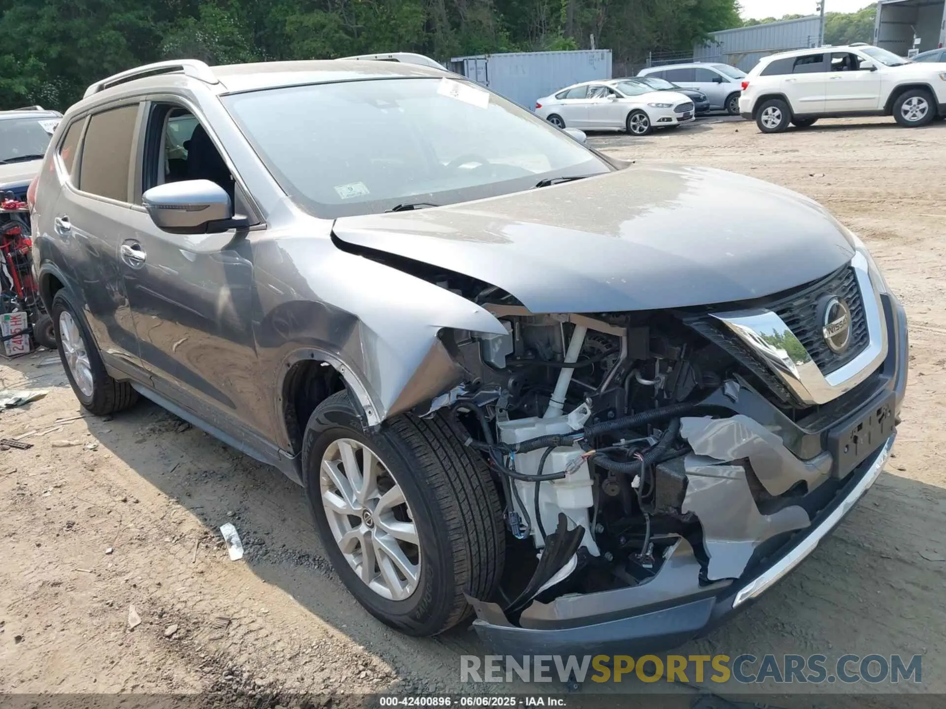 1 Photograph of a damaged car KNMAT2MV0KP542772 NISSAN ROGUE 2019