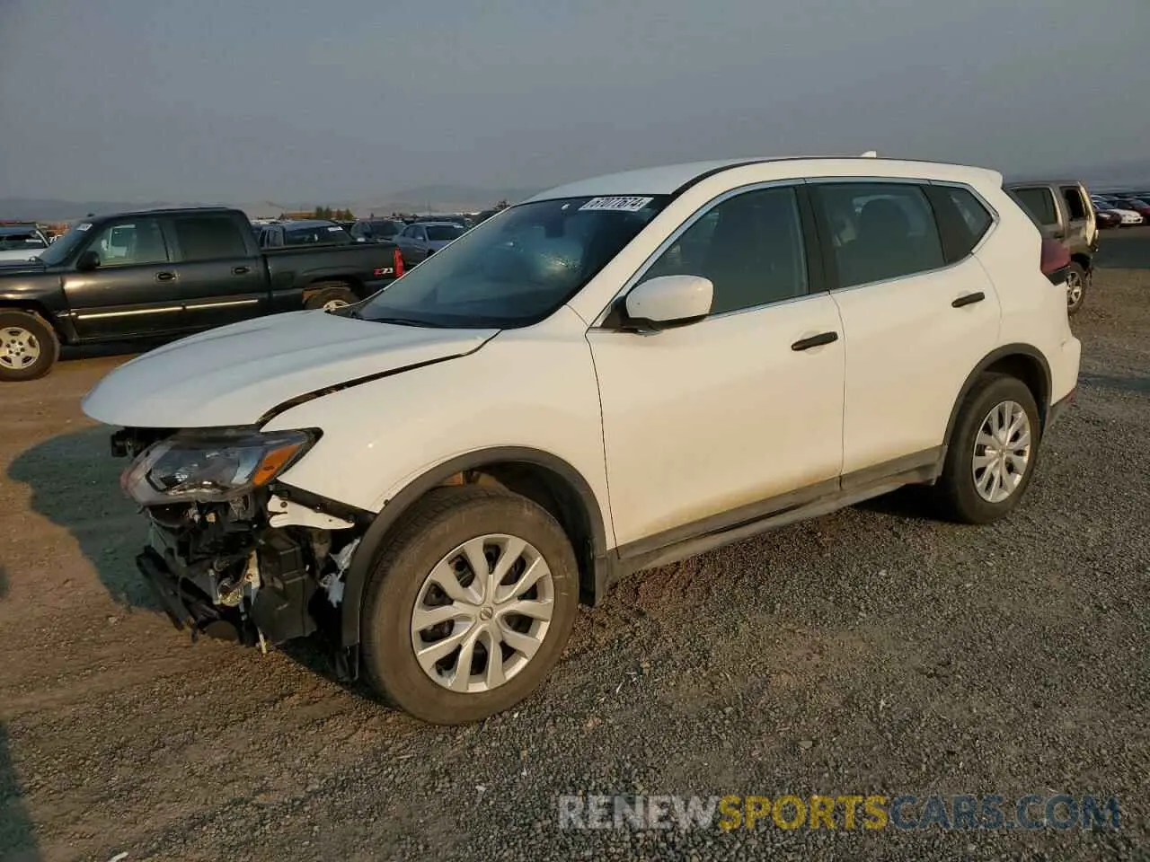 1 Photograph of a damaged car KNMAT2MV0KP548040 NISSAN ROGUE 2019