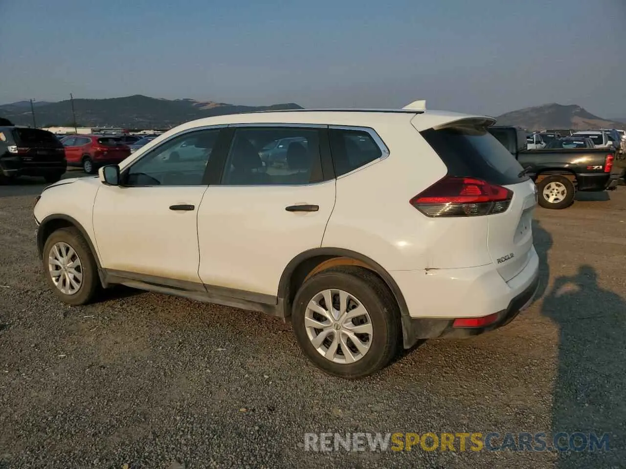 2 Photograph of a damaged car KNMAT2MV0KP548040 NISSAN ROGUE 2019