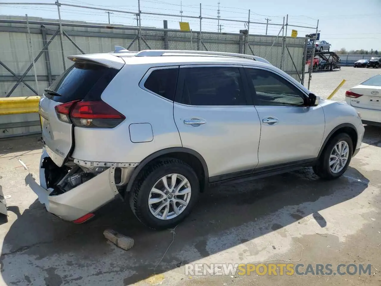 3 Photograph of a damaged car KNMAT2MV1KP536866 NISSAN ROGUE 2019
