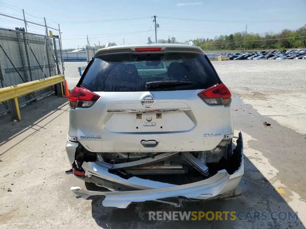 6 Photograph of a damaged car KNMAT2MV1KP536866 NISSAN ROGUE 2019