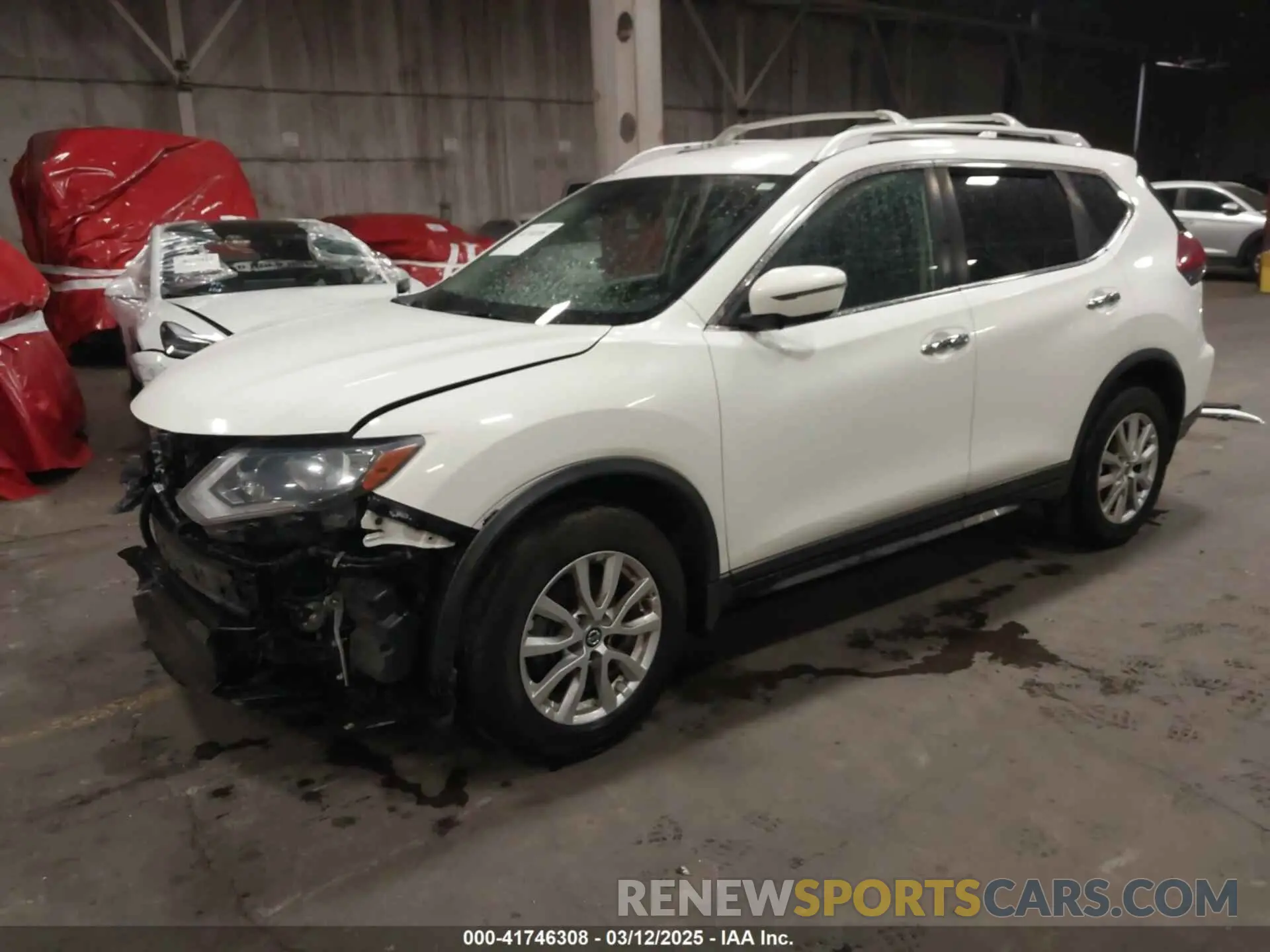 2 Photograph of a damaged car KNMAT2MV1KP551576 NISSAN ROGUE 2019