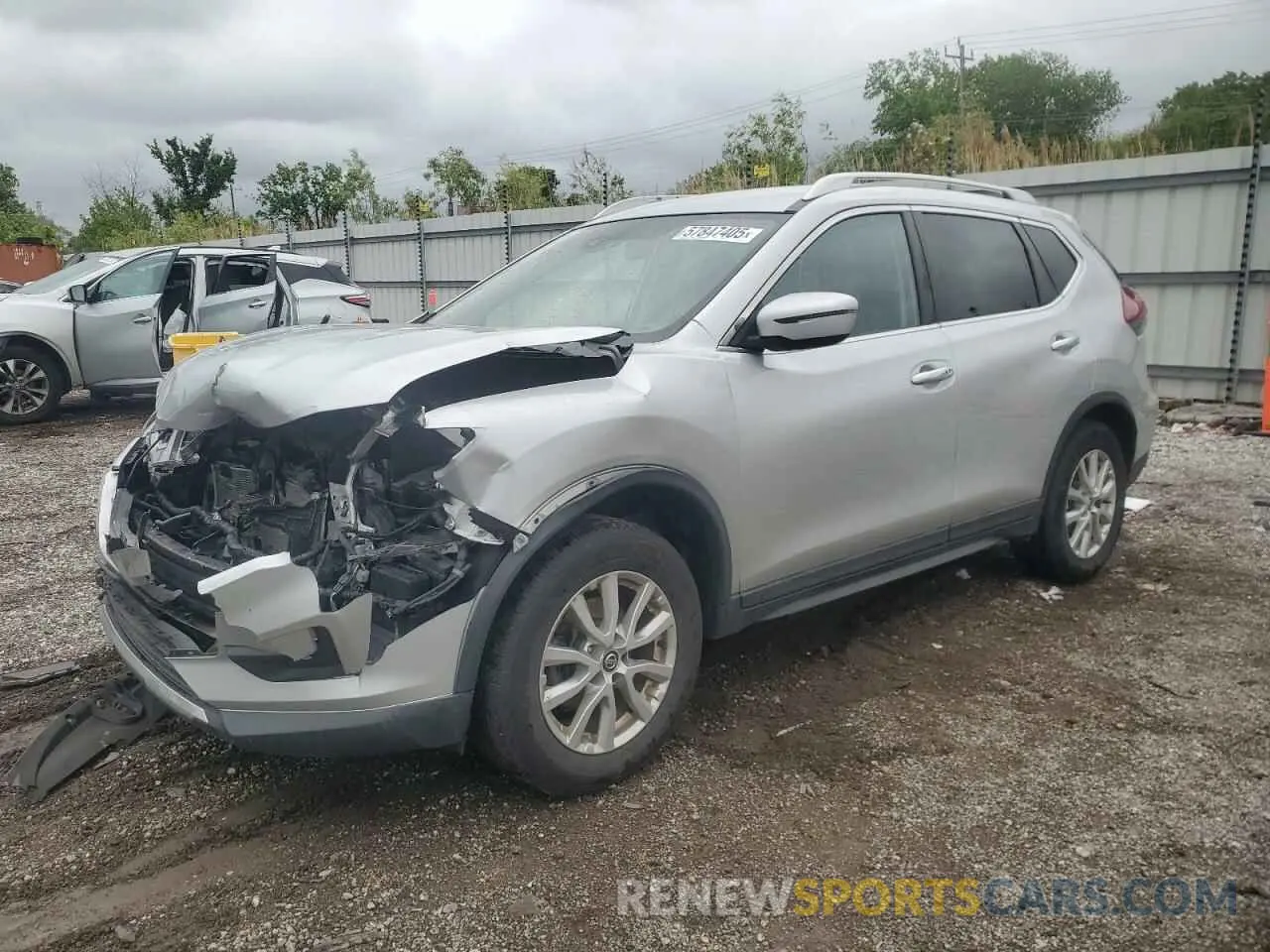 1 Photograph of a damaged car KNMAT2MV1KP559502 NISSAN ROGUE 2019