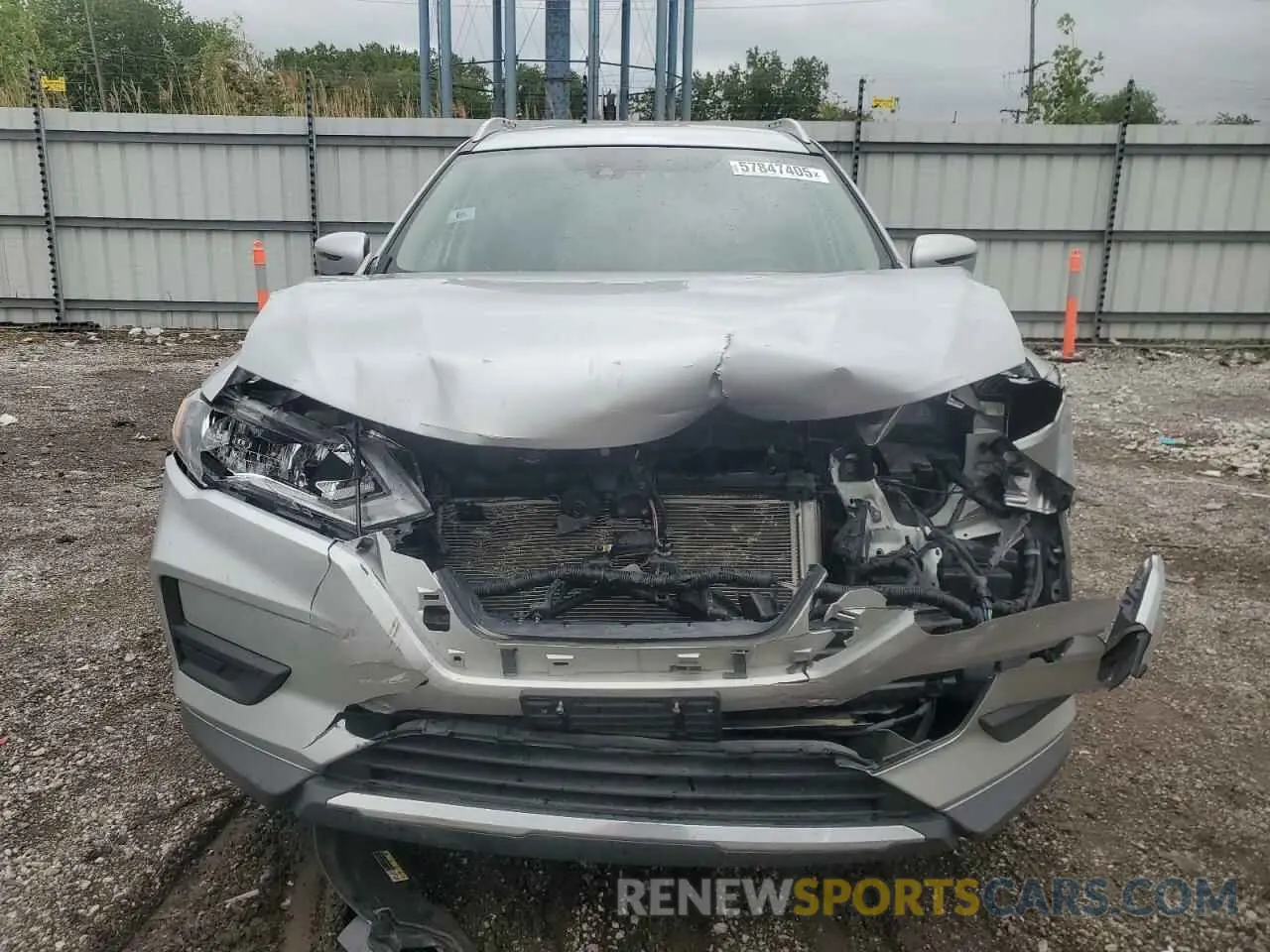 5 Photograph of a damaged car KNMAT2MV1KP559502 NISSAN ROGUE 2019