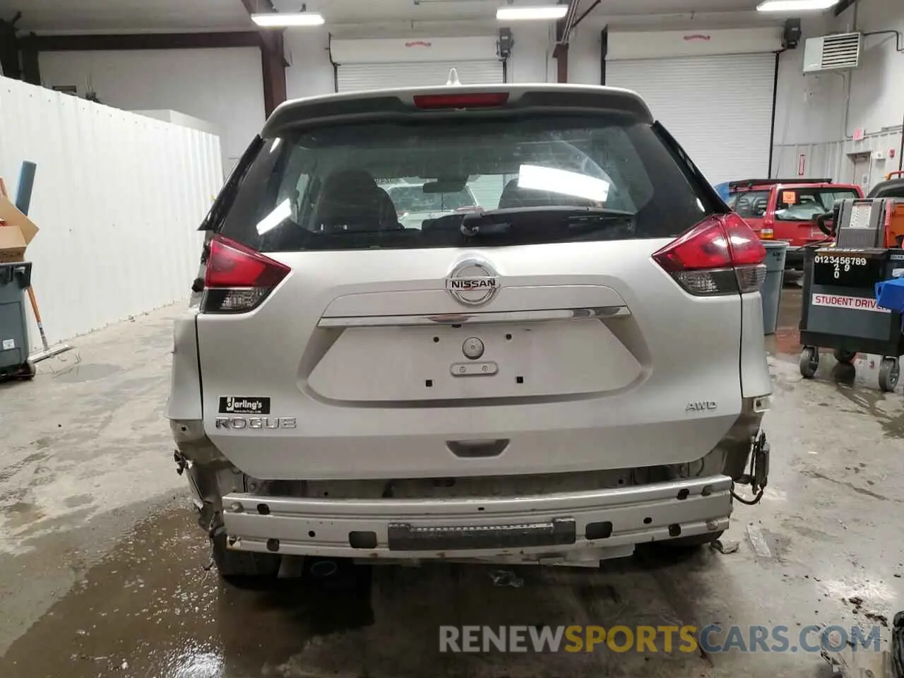 6 Photograph of a damaged car KNMAT2MV2KP510129 NISSAN ROGUE 2019