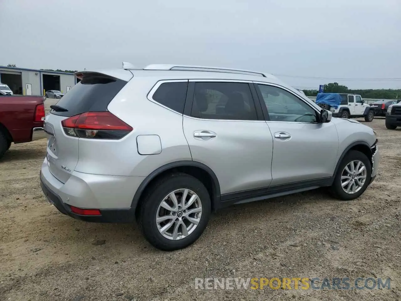 3 Photograph of a damaged car KNMAT2MV2KP514651 NISSAN ROGUE 2019