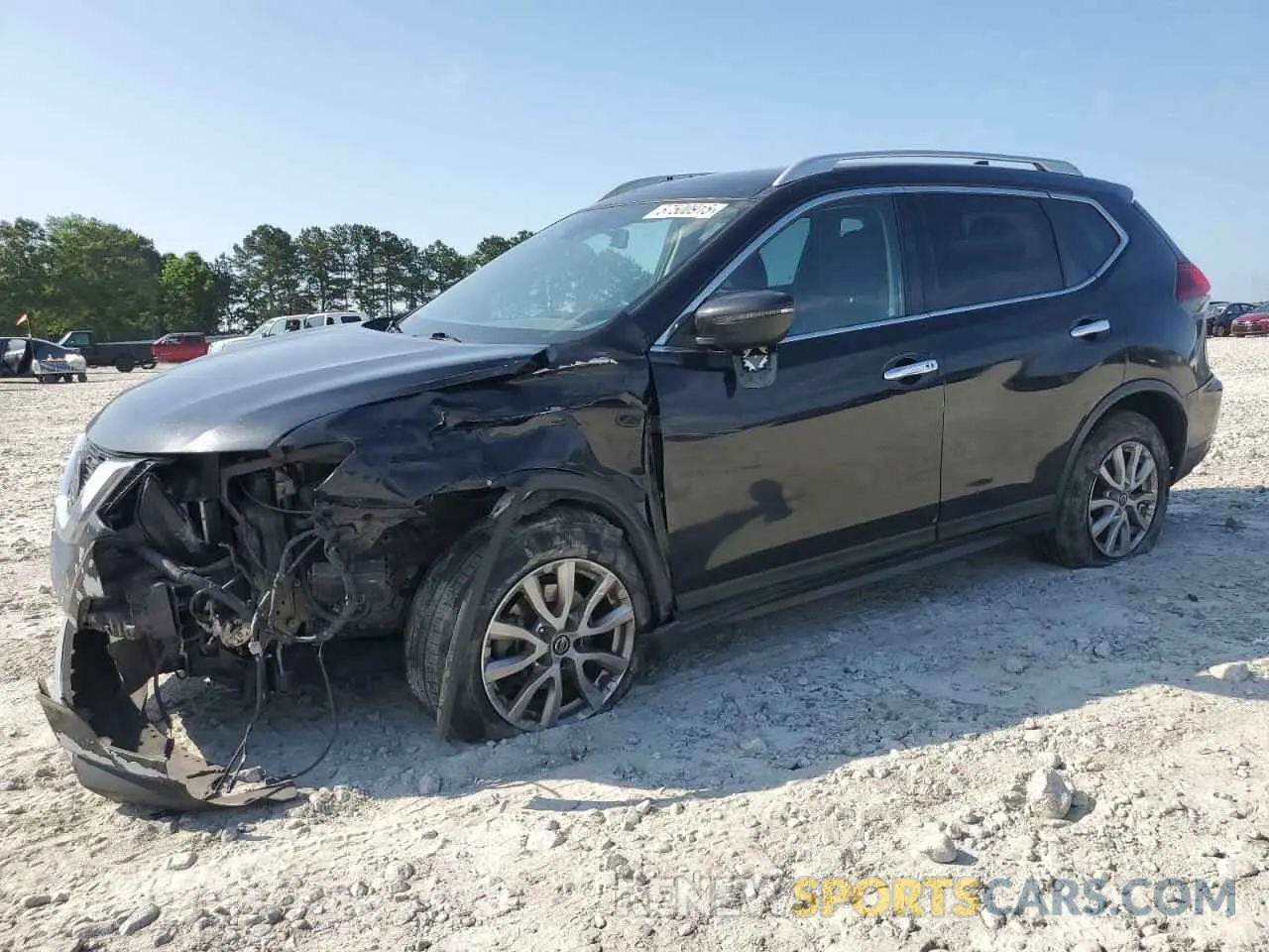 1 Photograph of a damaged car KNMAT2MV2KP516366 NISSAN ROGUE 2019