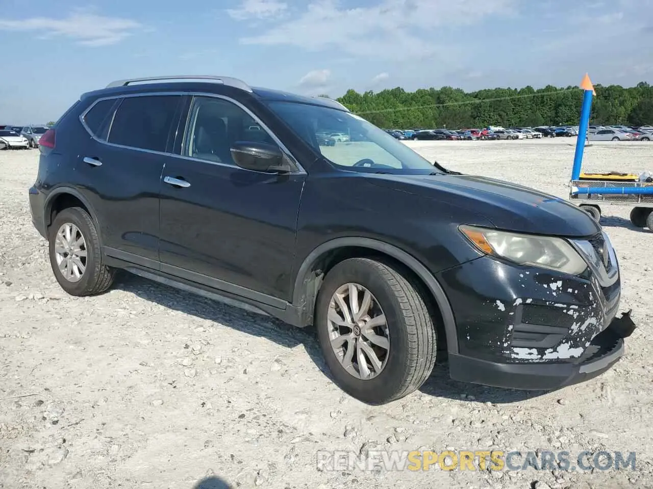 4 Photograph of a damaged car KNMAT2MV2KP516366 NISSAN ROGUE 2019