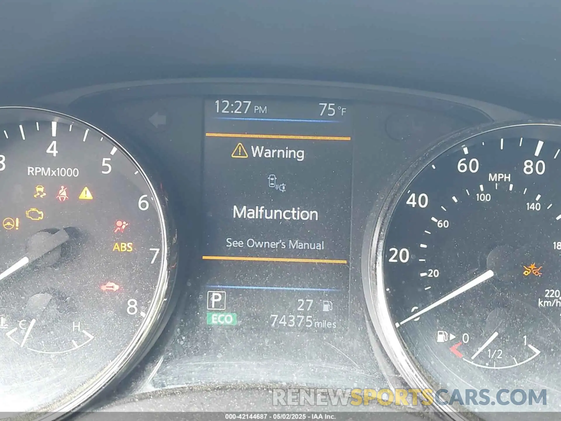 7 Photograph of a damaged car KNMAT2MV2KP528226 NISSAN ROGUE 2019