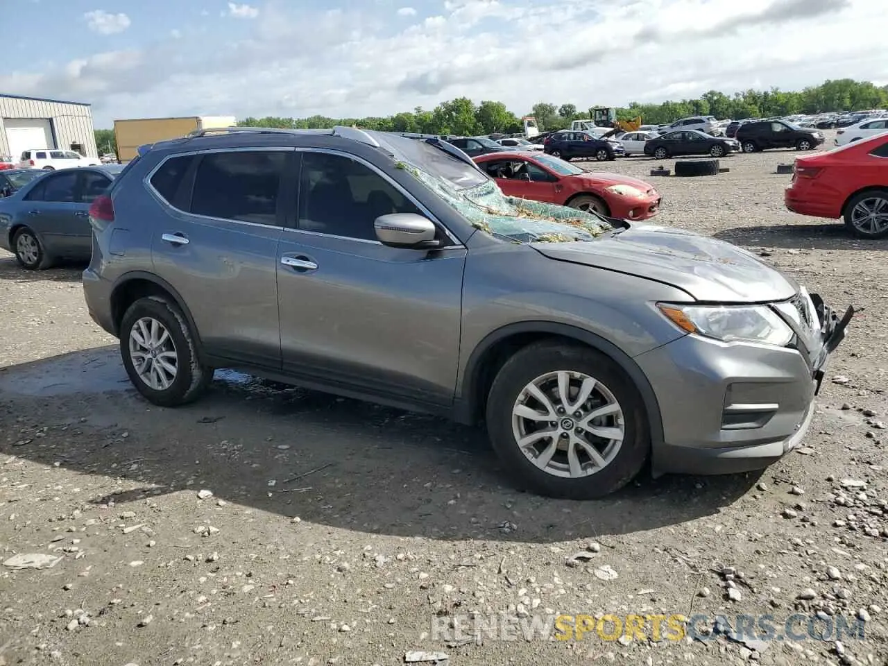 4 Photograph of a damaged car KNMAT2MV2KP534138 NISSAN ROGUE 2019