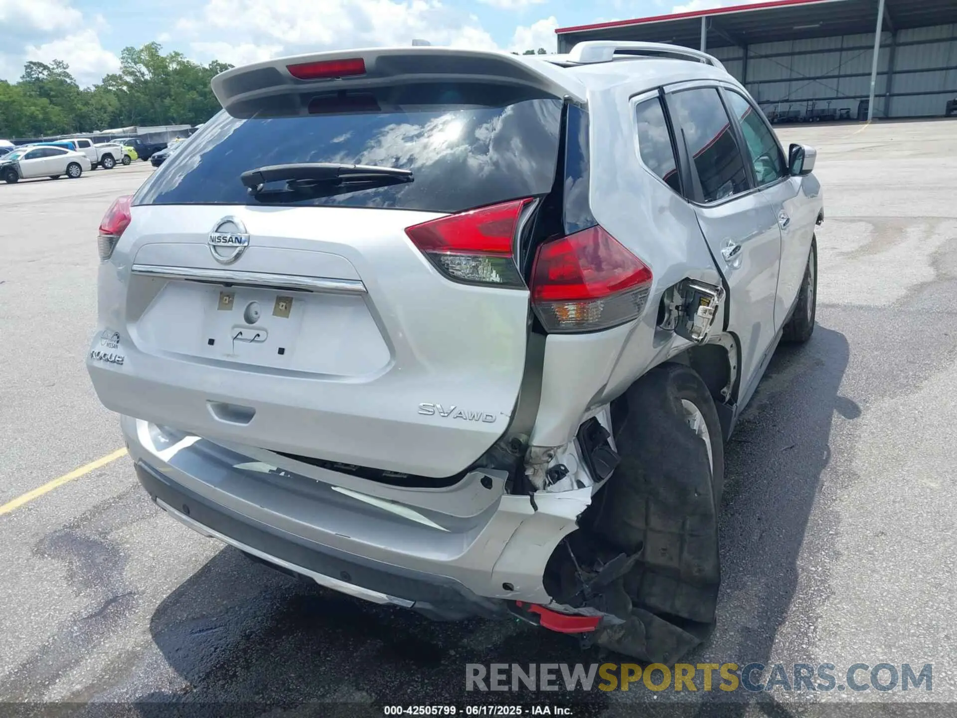 6 Photograph of a damaged car KNMAT2MV2KP535760 NISSAN ROGUE 2019