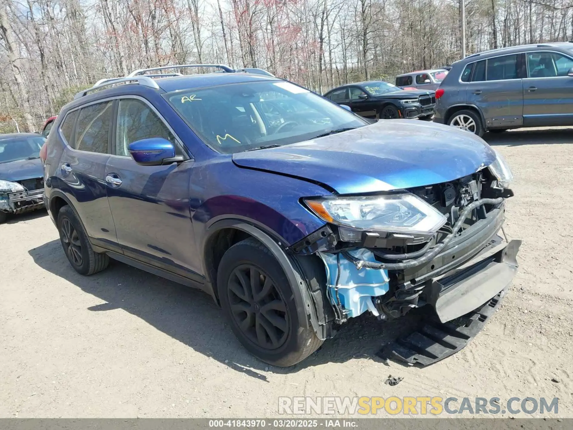 1 Photograph of a damaged car KNMAT2MV3KP527859 NISSAN ROGUE 2019