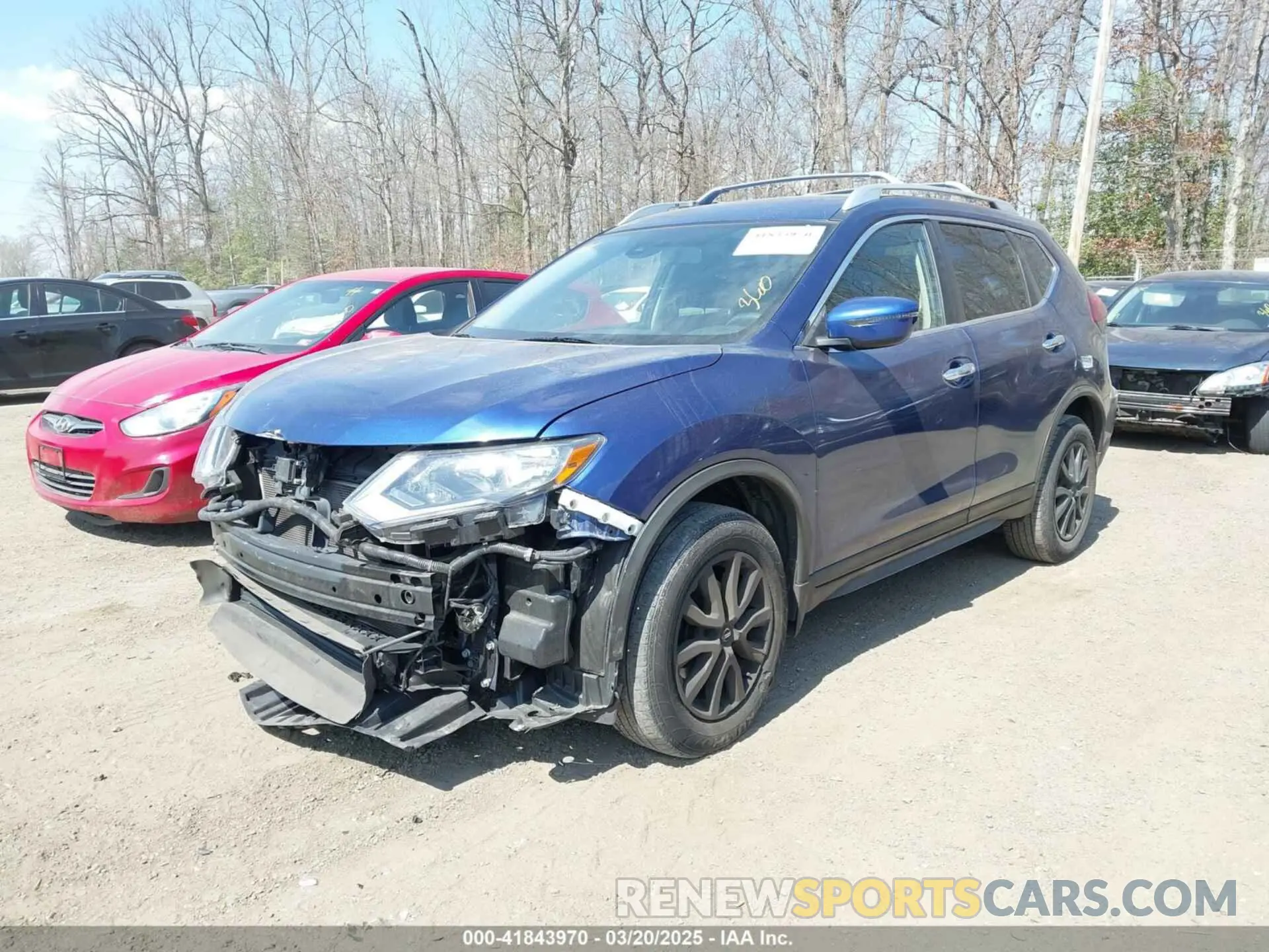 2 Photograph of a damaged car KNMAT2MV3KP527859 NISSAN ROGUE 2019