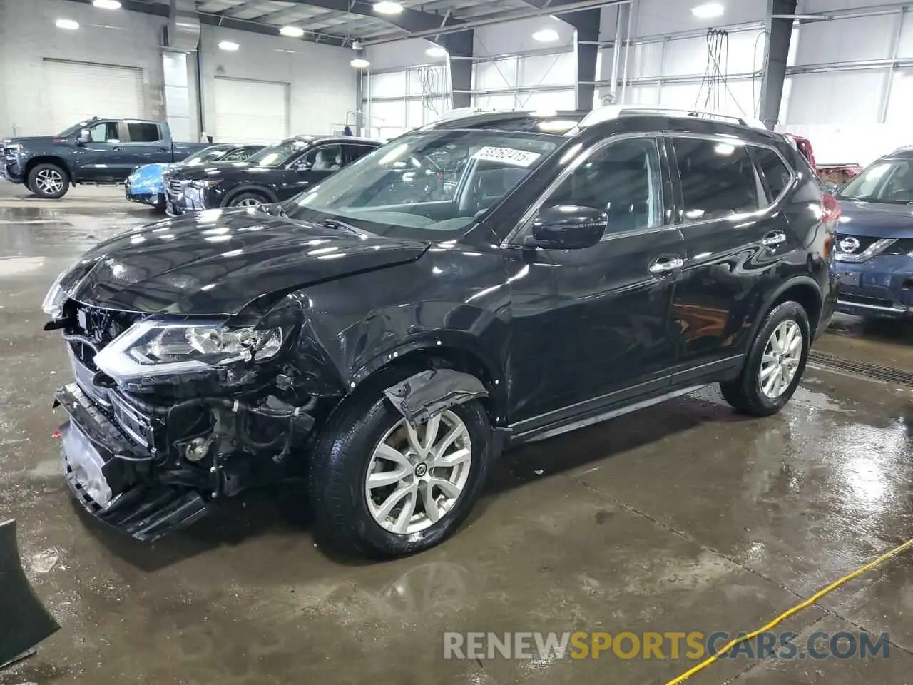 1 Photograph of a damaged car KNMAT2MV3KP534259 NISSAN ROGUE 2019