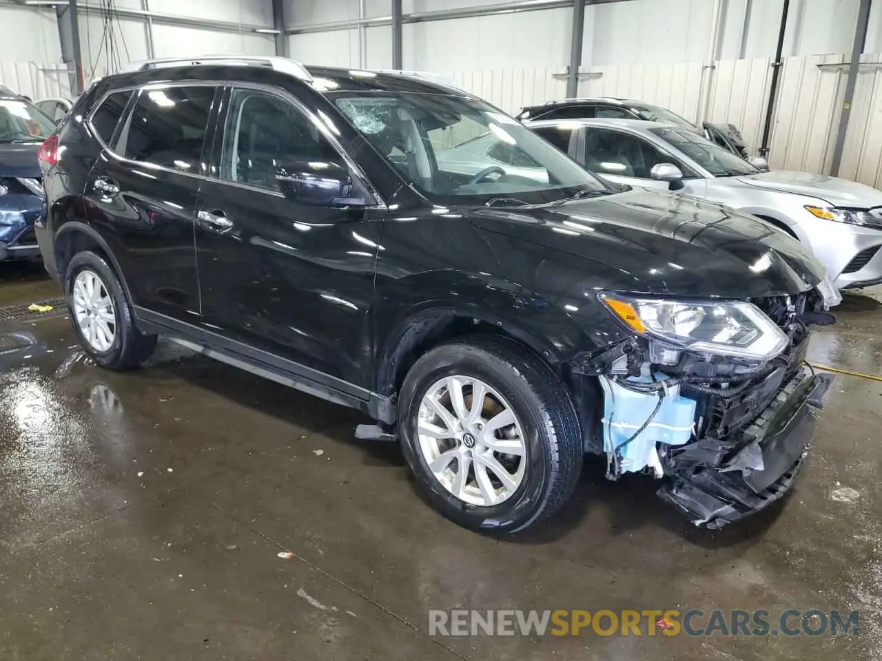 4 Photograph of a damaged car KNMAT2MV3KP534259 NISSAN ROGUE 2019
