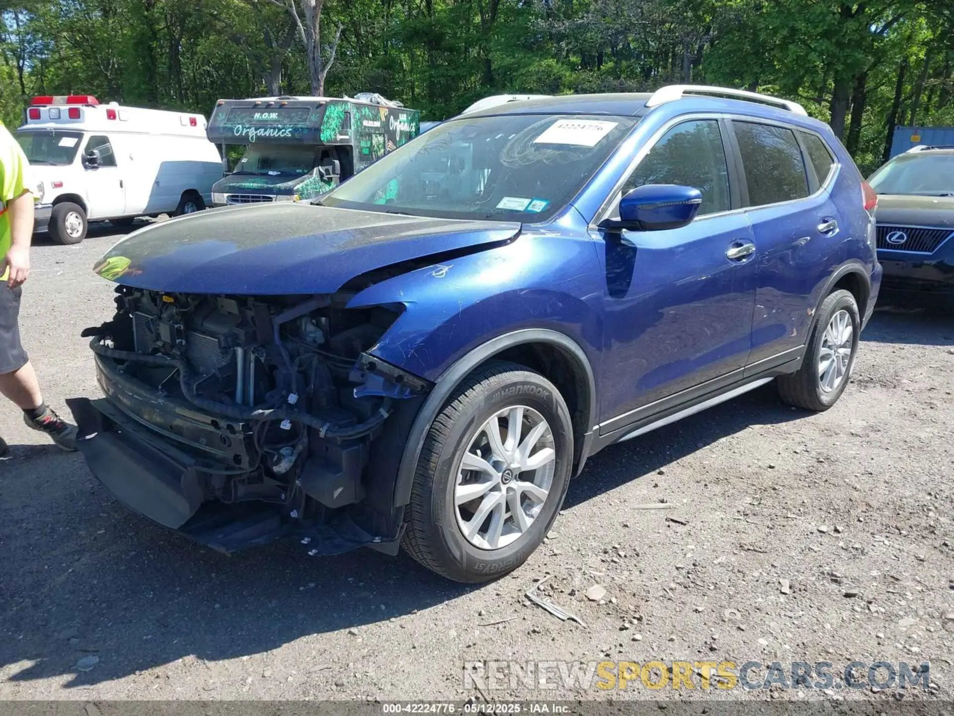 2 Photograph of a damaged car KNMAT2MV3KP551174 NISSAN ROGUE 2019