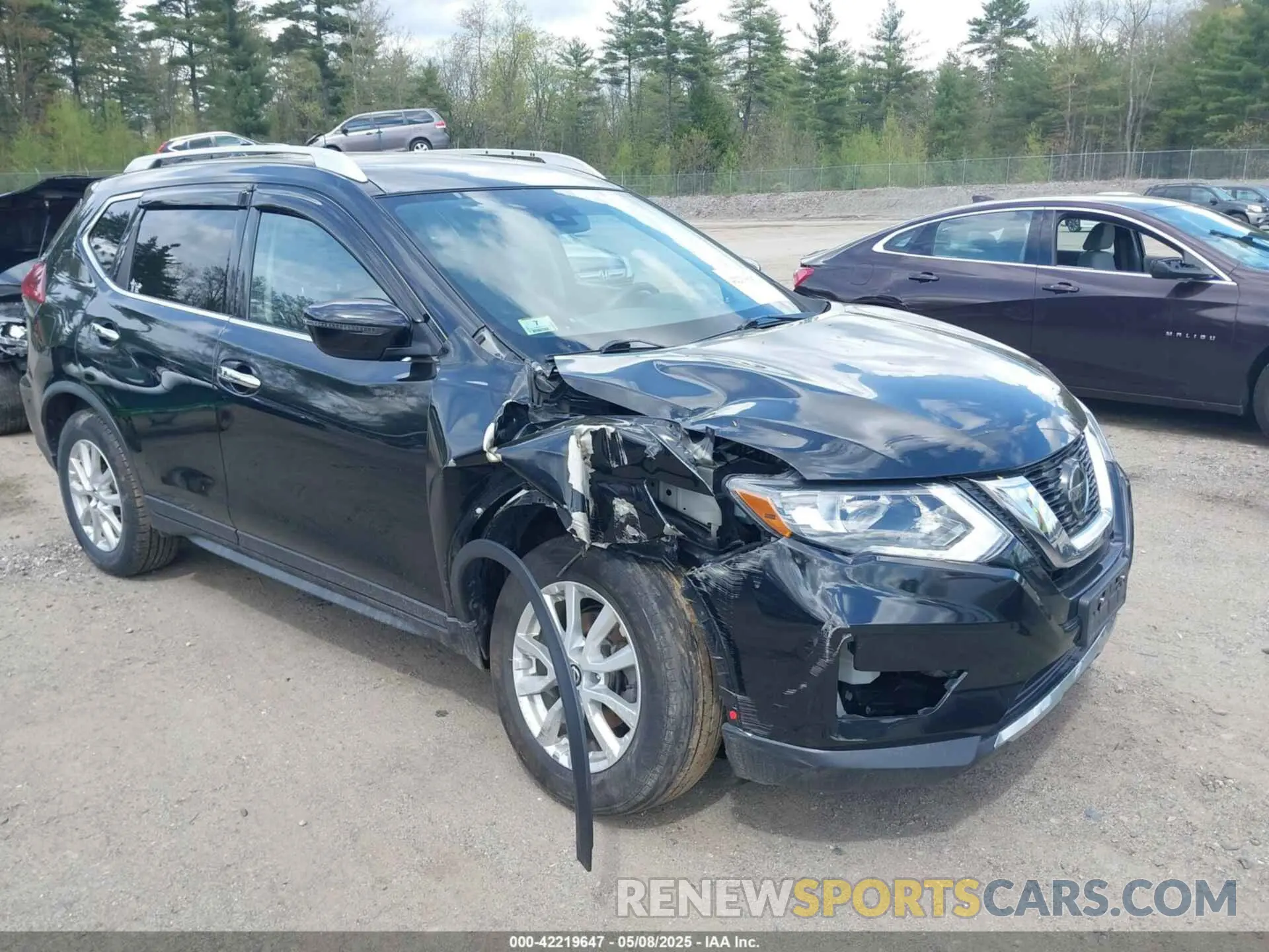 1 Photograph of a damaged car KNMAT2MV3KP554737 NISSAN ROGUE 2019
