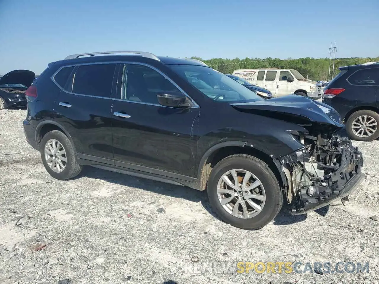 4 Photograph of a damaged car KNMAT2MV3KP555306 NISSAN ROGUE 2019