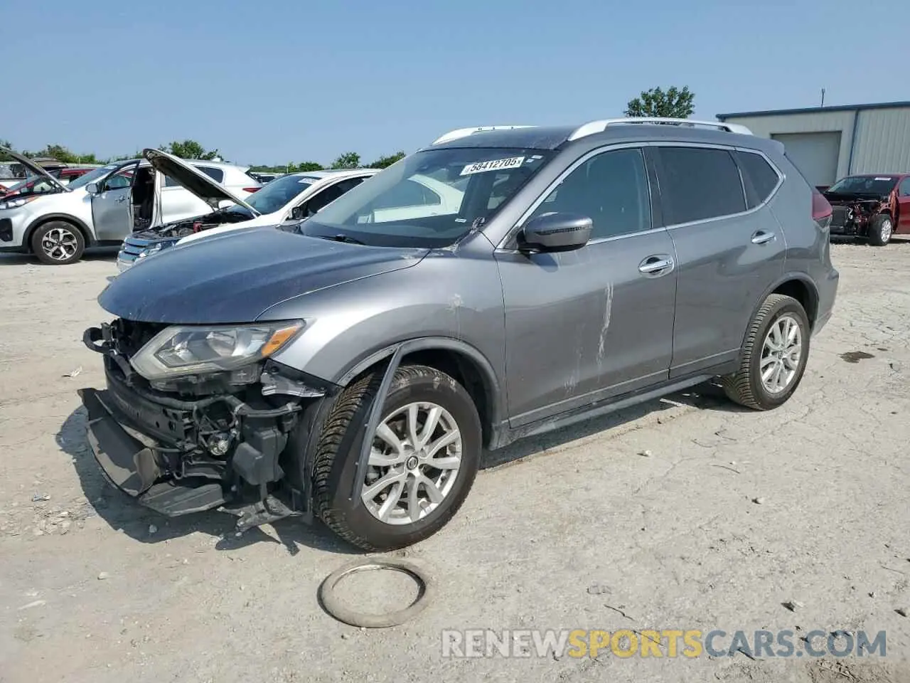 1 Photograph of a damaged car KNMAT2MV4KP500833 NISSAN ROGUE 2019