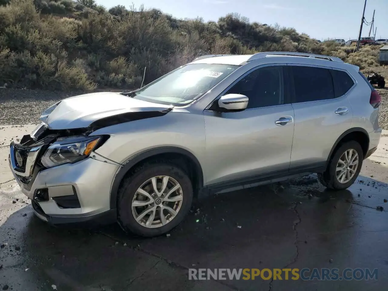 1 Photograph of a damaged car KNMAT2MV4KP525666 NISSAN ROGUE 2019