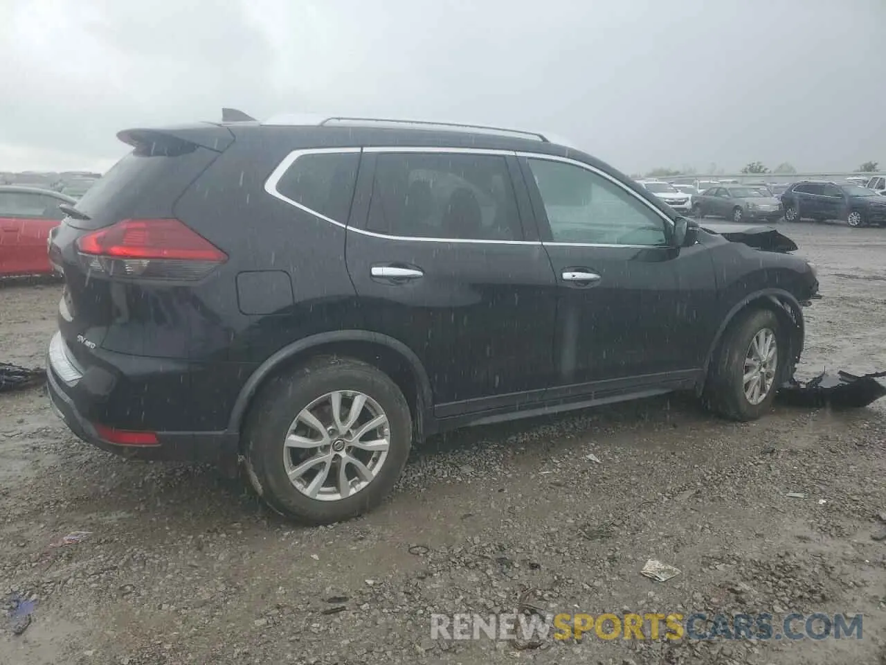 3 Photograph of a damaged car KNMAT2MV4KP527627 NISSAN ROGUE 2019