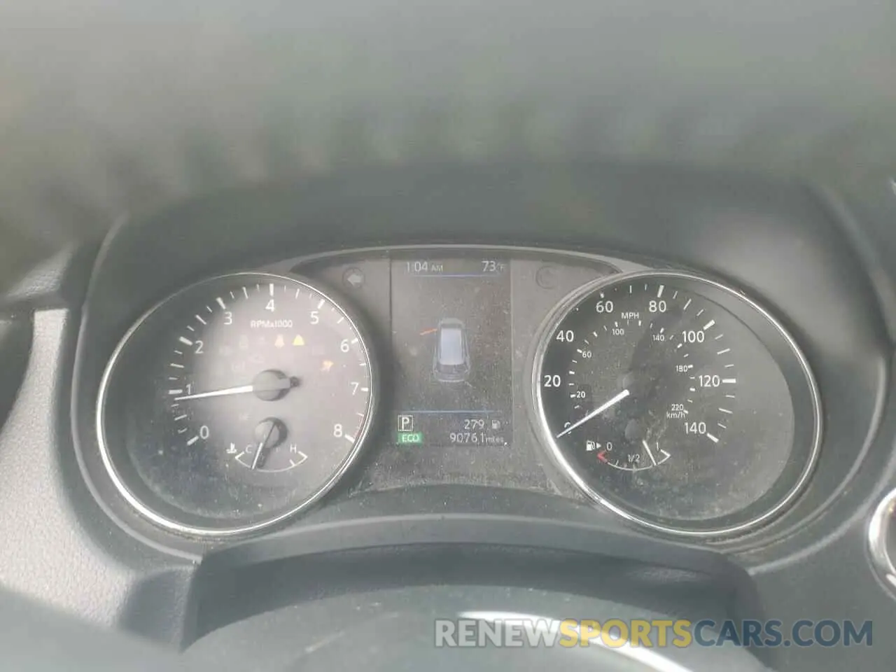 9 Photograph of a damaged car KNMAT2MV4KP527627 NISSAN ROGUE 2019