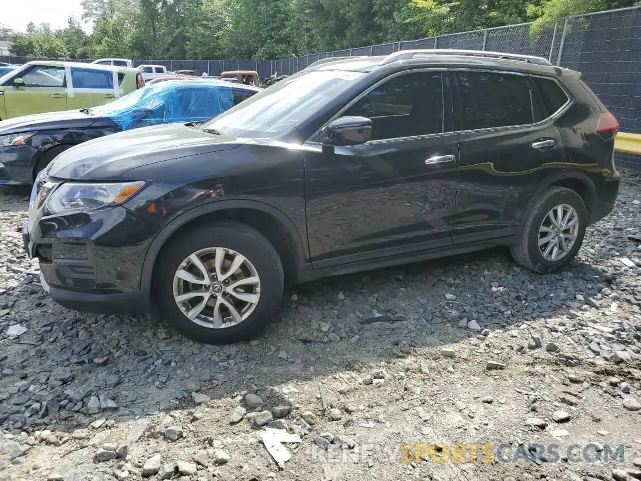 1 Photograph of a damaged car KNMAT2MV4KP546260 NISSAN ROGUE 2019