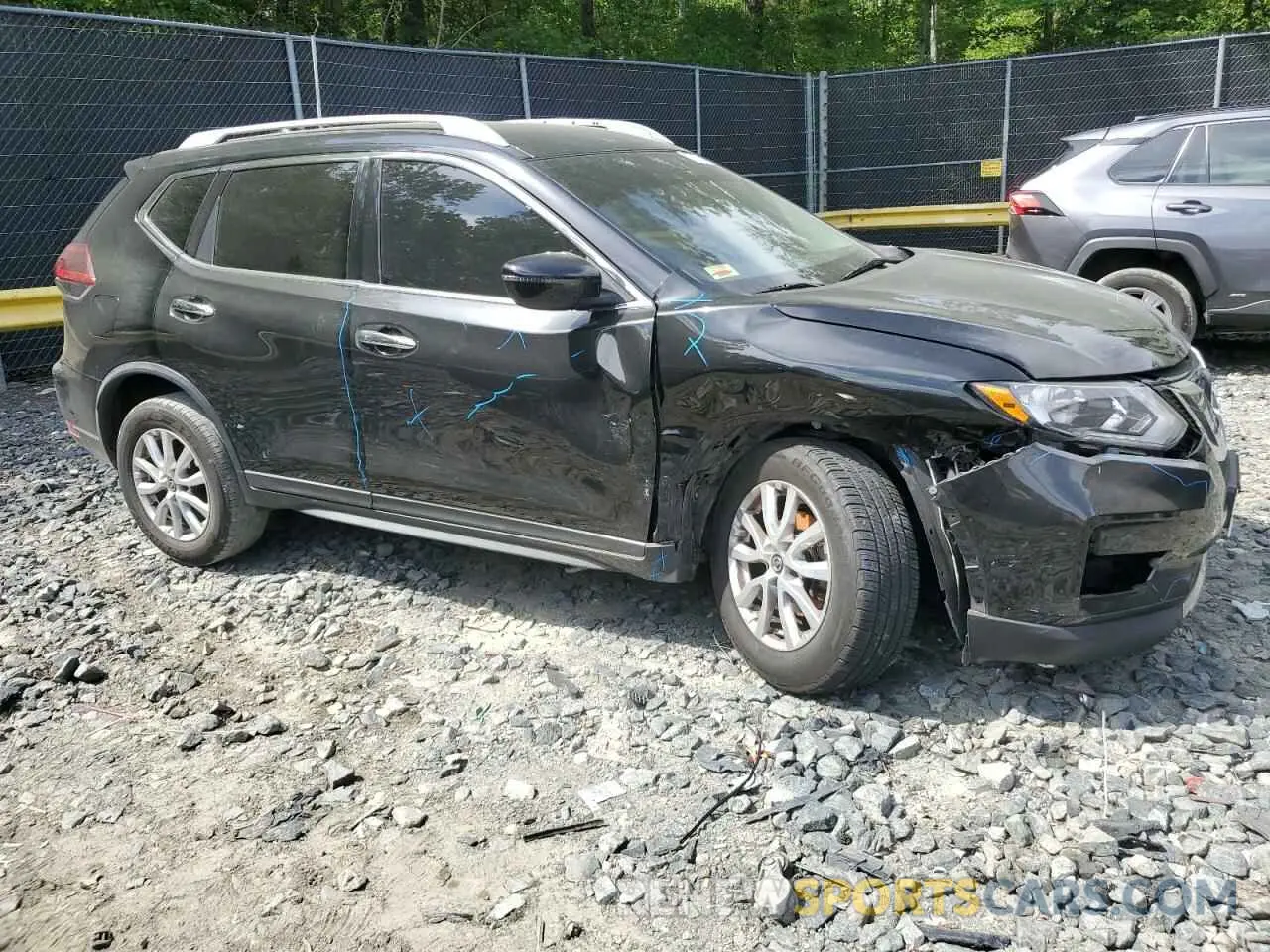 4 Photograph of a damaged car KNMAT2MV4KP546260 NISSAN ROGUE 2019