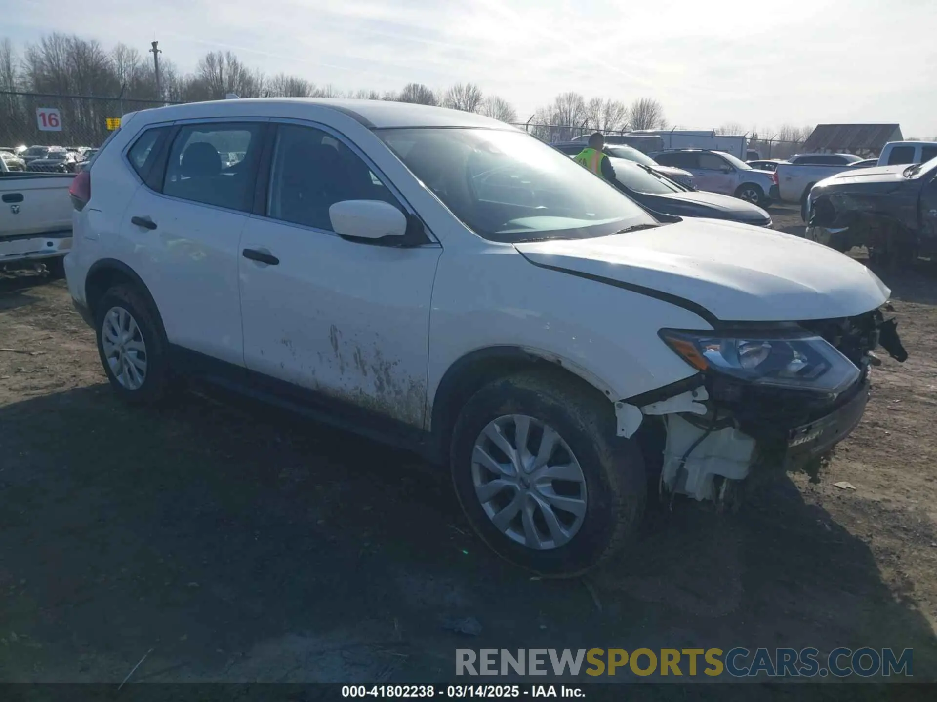 1 Photograph of a damaged car KNMAT2MV4KP548848 NISSAN ROGUE 2019