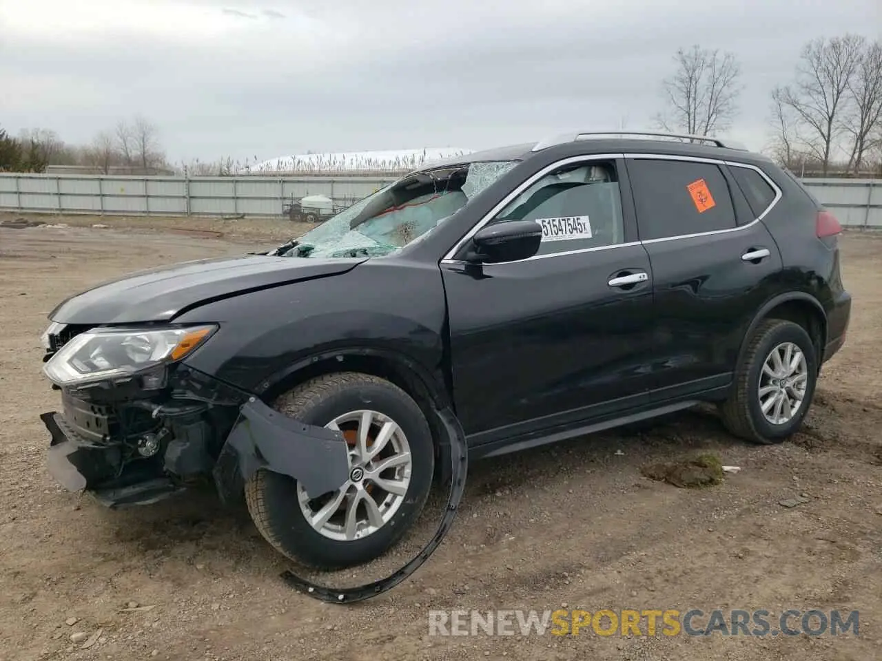 1 Photograph of a damaged car KNMAT2MV5KP521108 NISSAN ROGUE 2019