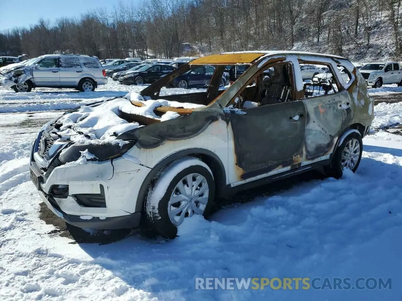 1 Photograph of a damaged car KNMAT2MV5KP538037 NISSAN ROGUE 2019