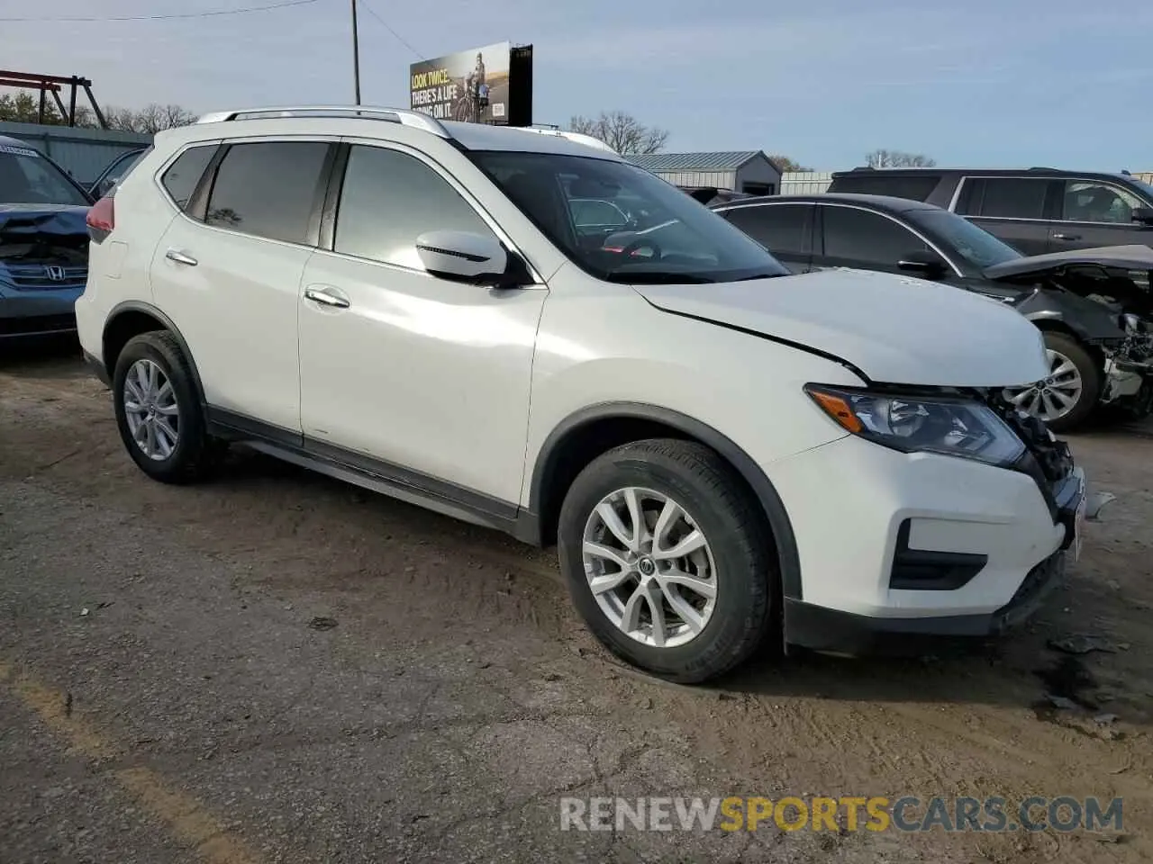 4 Photograph of a damaged car KNMAT2MV5KP539429 NISSAN ROGUE 2019