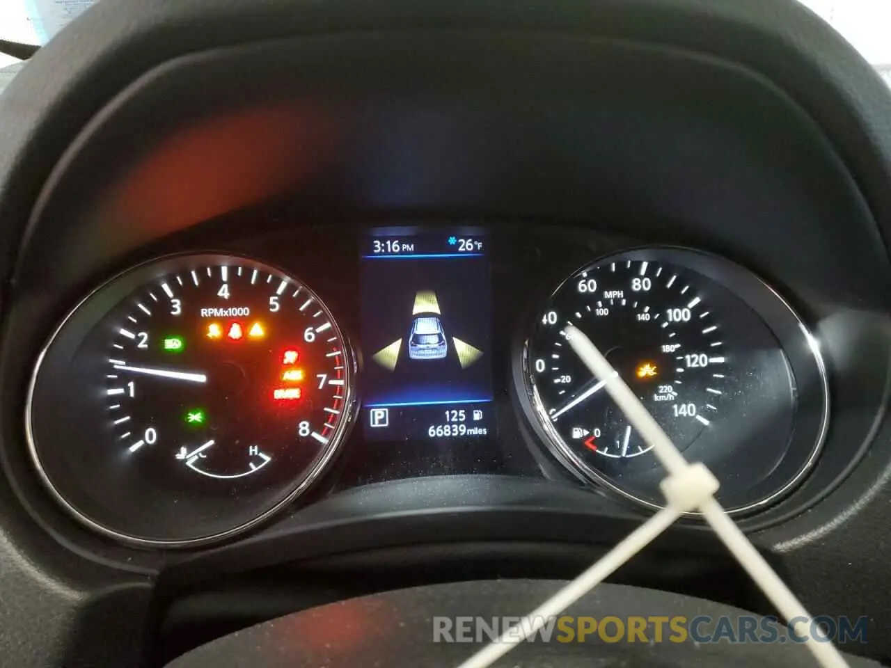 9 Photograph of a damaged car KNMAT2MV5KP551063 NISSAN ROGUE 2019