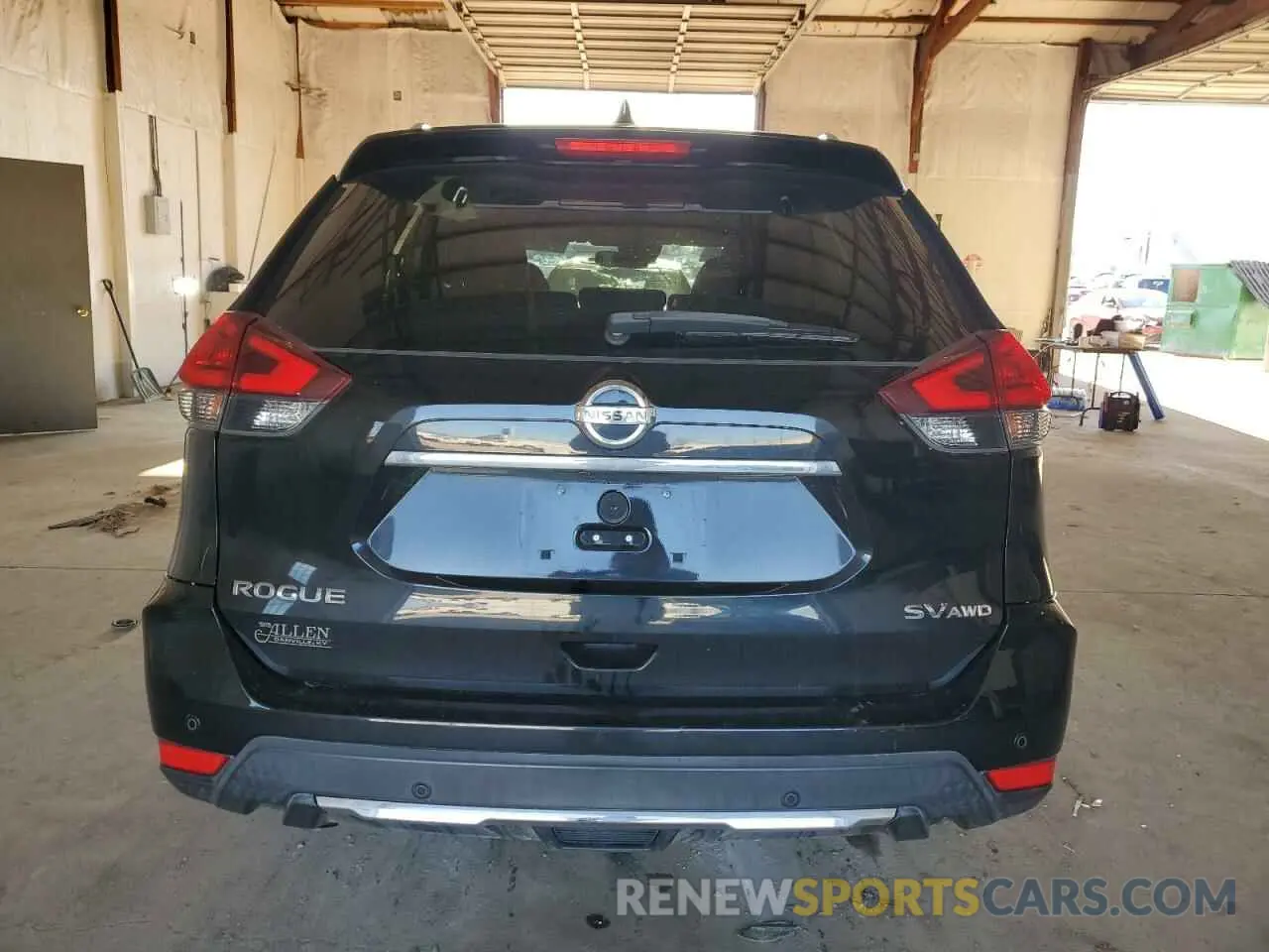6 Photograph of a damaged car KNMAT2MV5KP558322 NISSAN ROGUE 2019