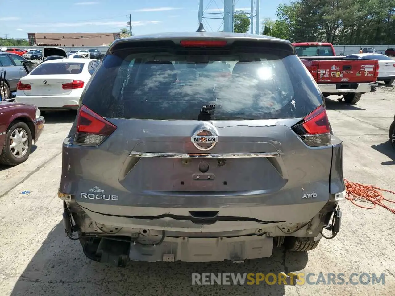 6 Photograph of a damaged car KNMAT2MV6KP507721 NISSAN ROGUE 2019