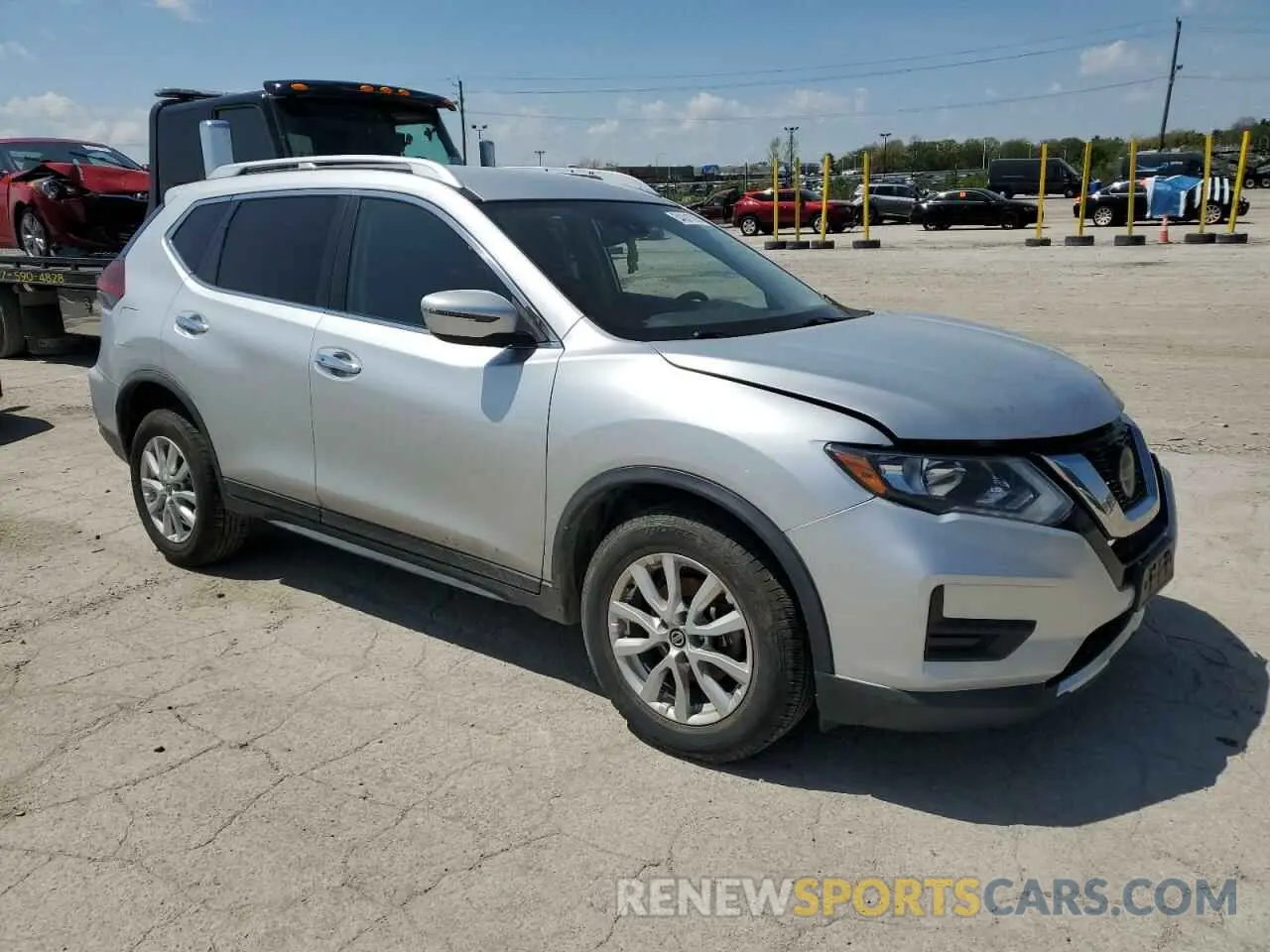 4 Photograph of a damaged car KNMAT2MV6KP522722 NISSAN ROGUE 2019