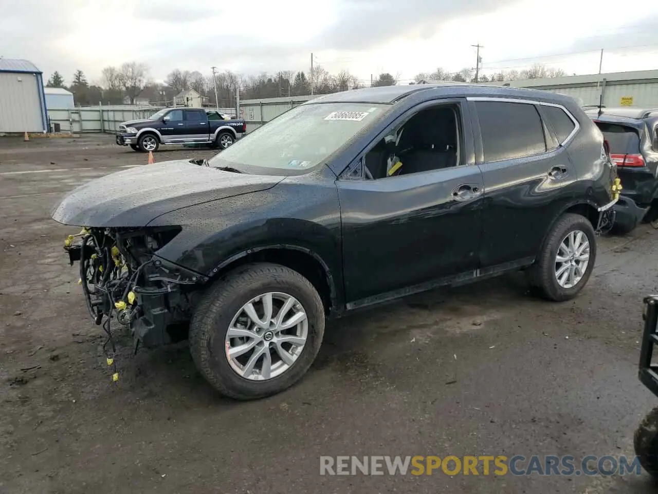 1 Photograph of a damaged car KNMAT2MV6KP524406 NISSAN ROGUE 2019