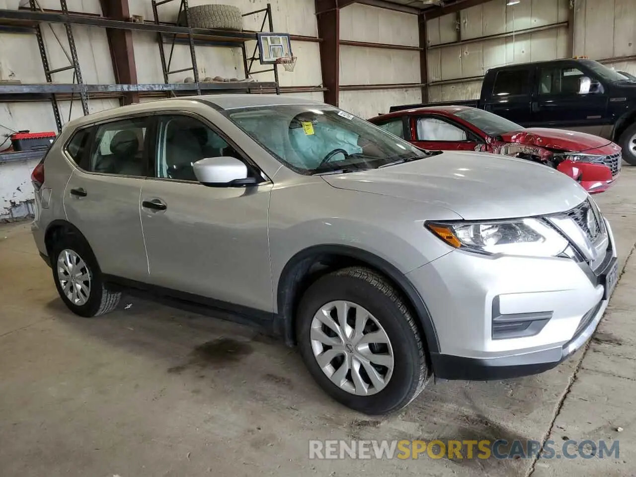 4 Photograph of a damaged car KNMAT2MV6KP527967 NISSAN ROGUE 2019