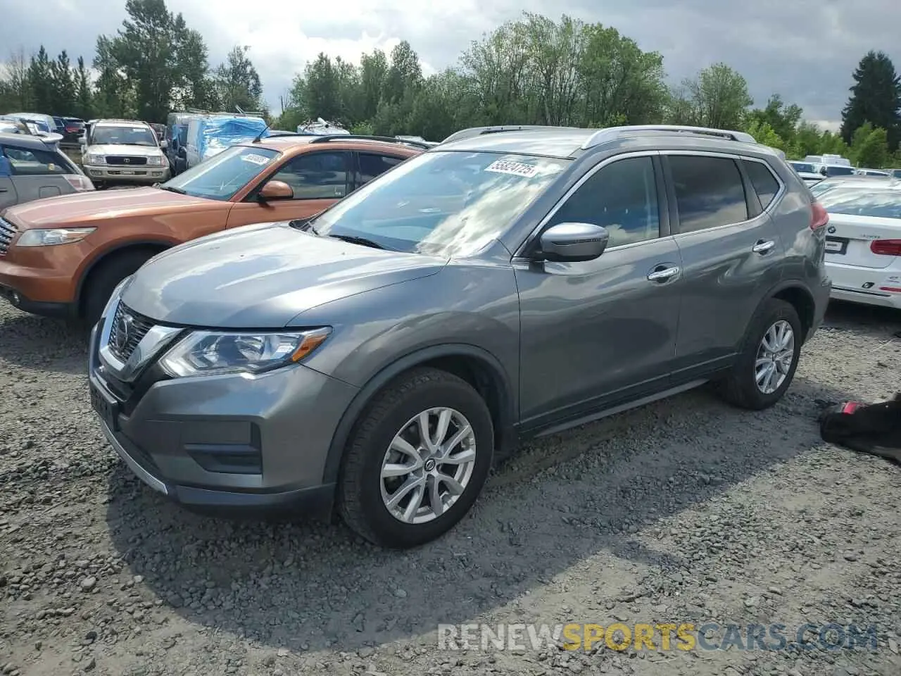 1 Photograph of a damaged car KNMAT2MV6KP529928 NISSAN ROGUE 2019