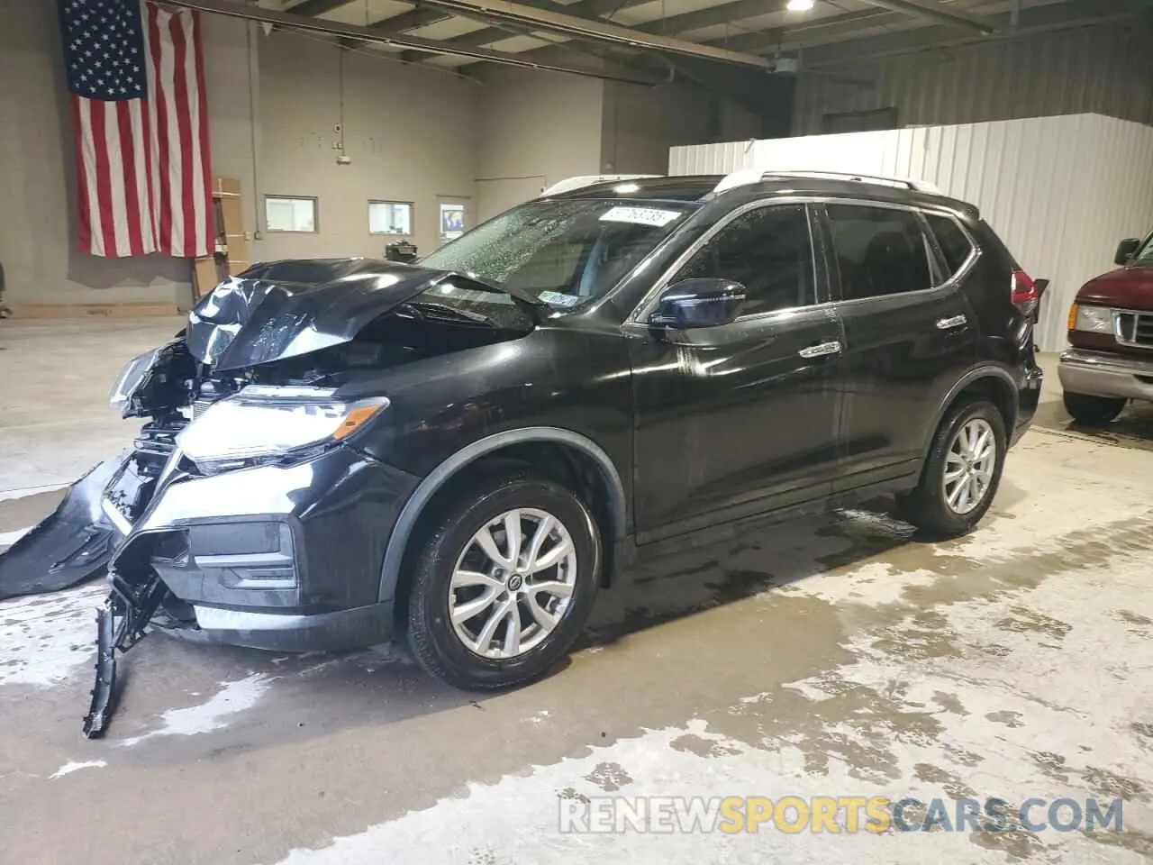 1 Photograph of a damaged car KNMAT2MV6KP553713 NISSAN ROGUE 2019