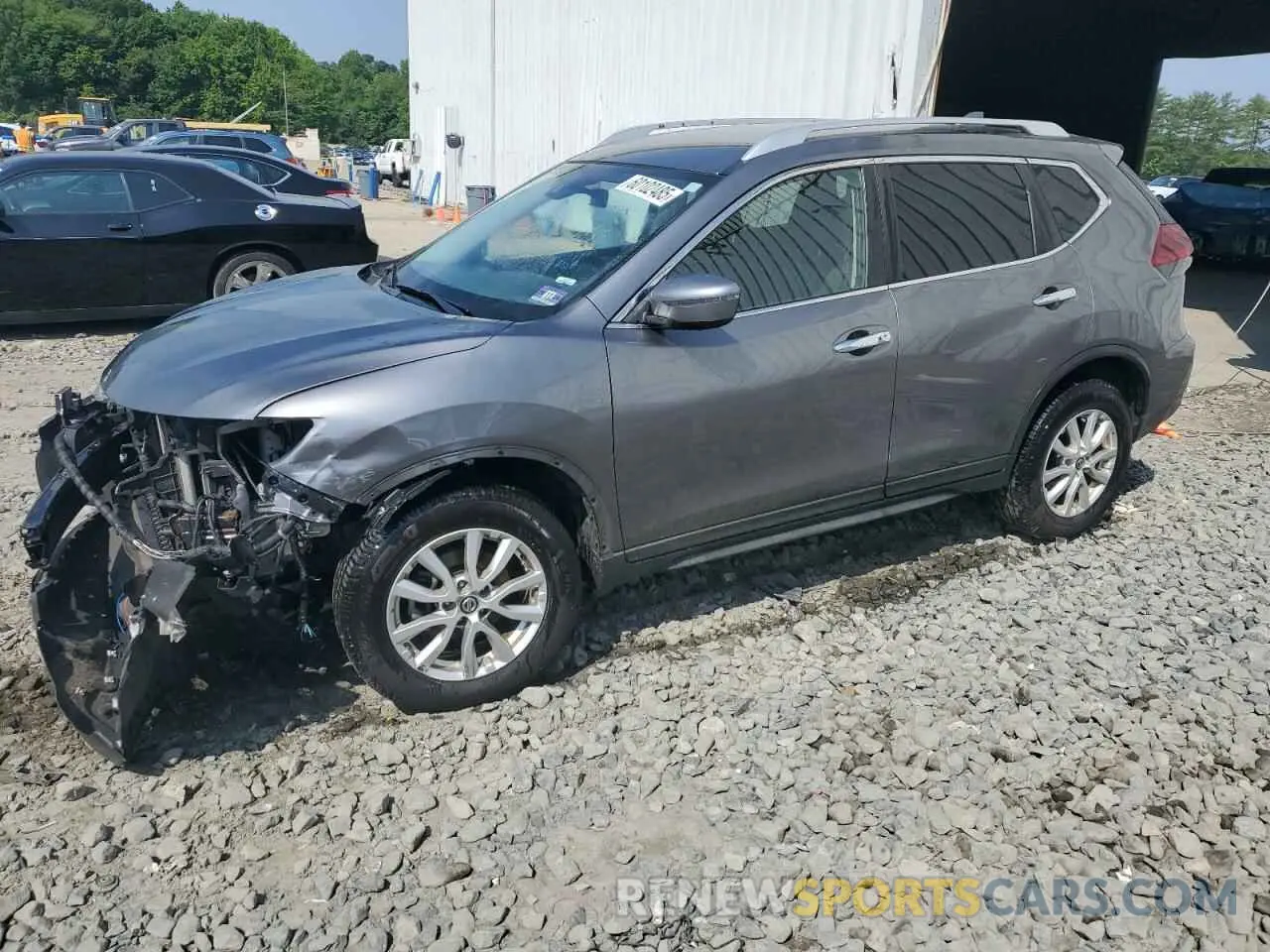 1 Photograph of a damaged car KNMAT2MV7KP506576 NISSAN ROGUE 2019